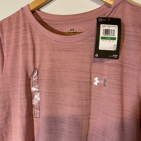 Under Armour Women's Mauve Short Sleeve Tee - Picture 2 of 3